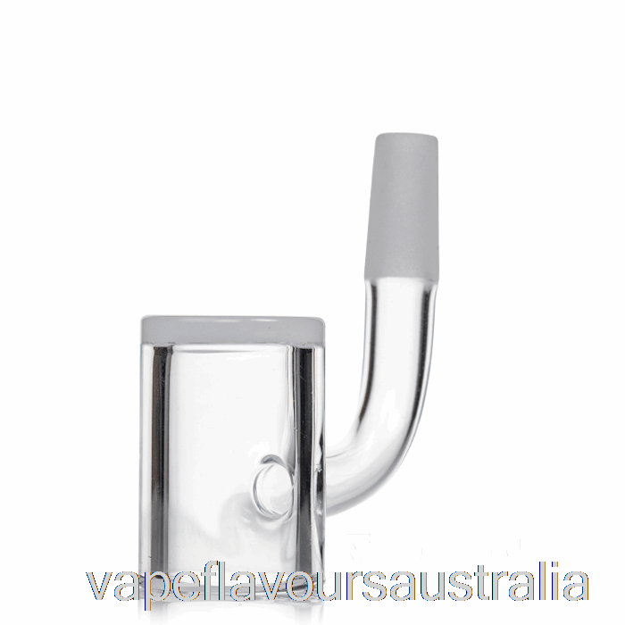 Vape Australia MJ Arsenal 10mm PREMIUM QUARTZ LARGE OPAQUE Bucket Banger Silver - HALF WELD